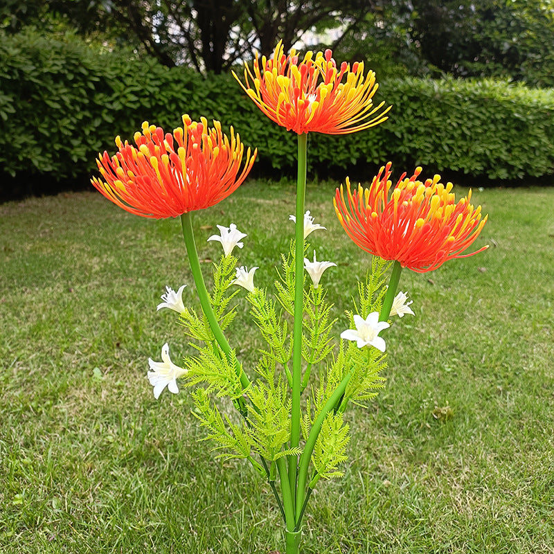 Solar-Powered Spider Lily Garden Light