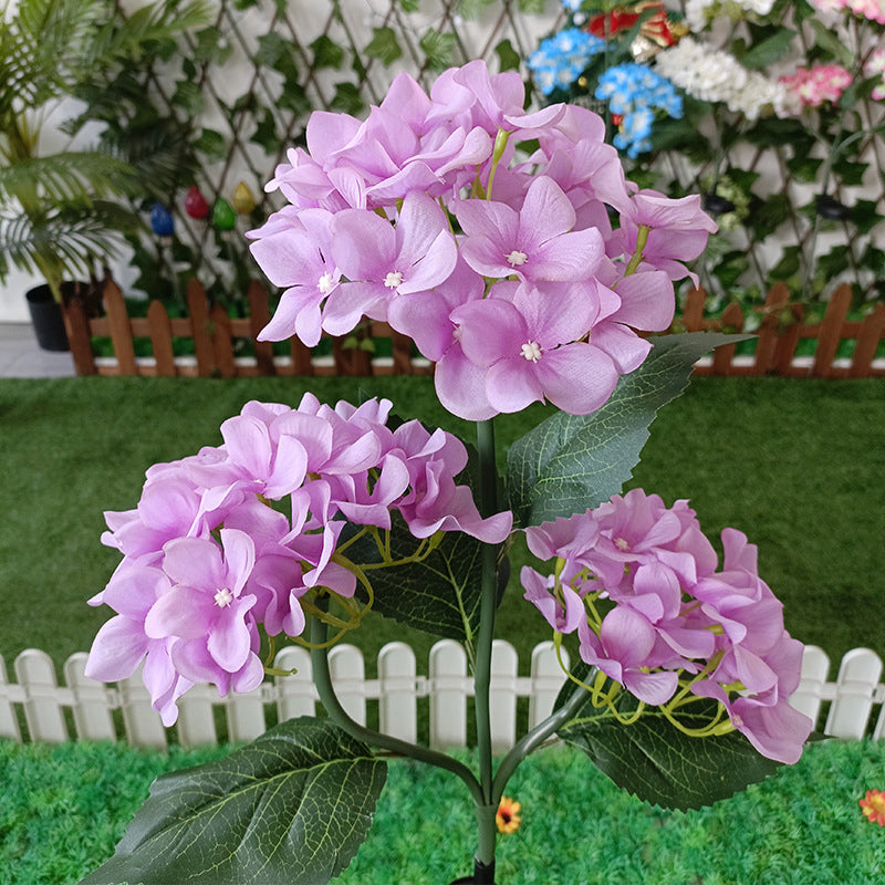 Solar Hydrangea Flower Lights
