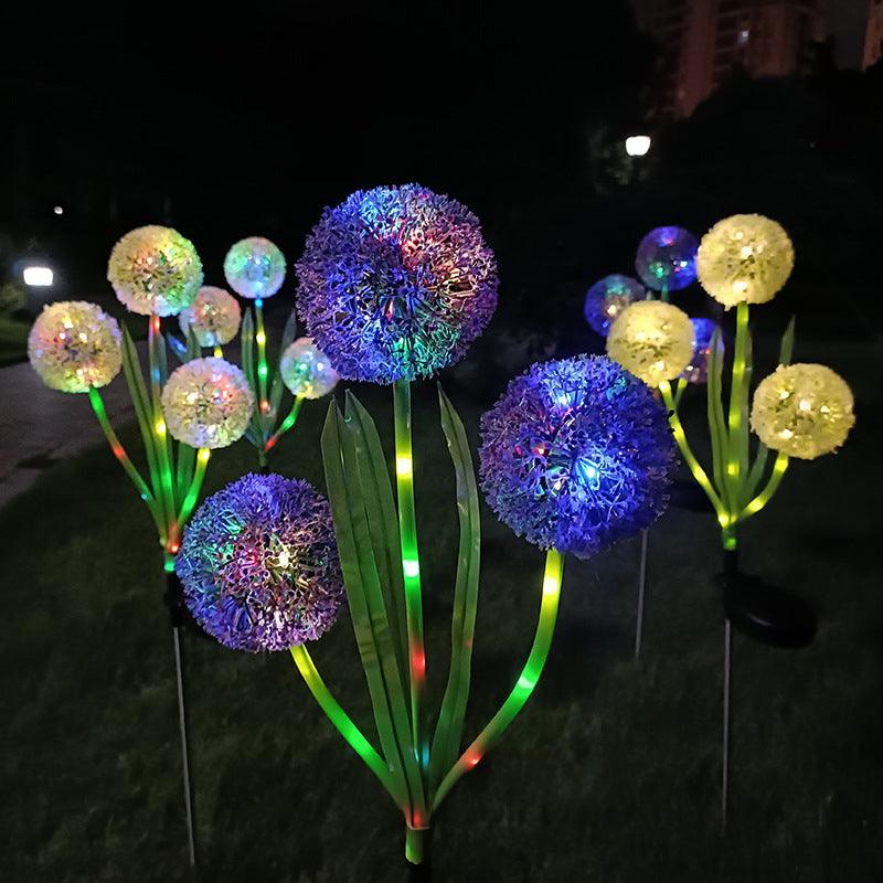 Solar-Powered 3-Head LED Lights