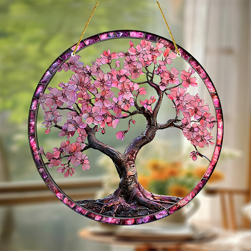 Acrylic 2D flat pendant ornament sun catcher