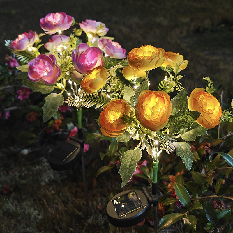 Solar-Powered Simulation LED Garden Light