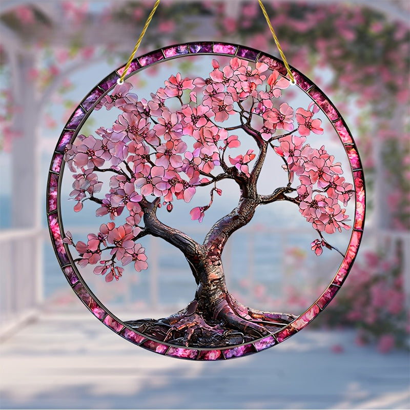 Acrylic 2D flat pendant ornament sun catcher