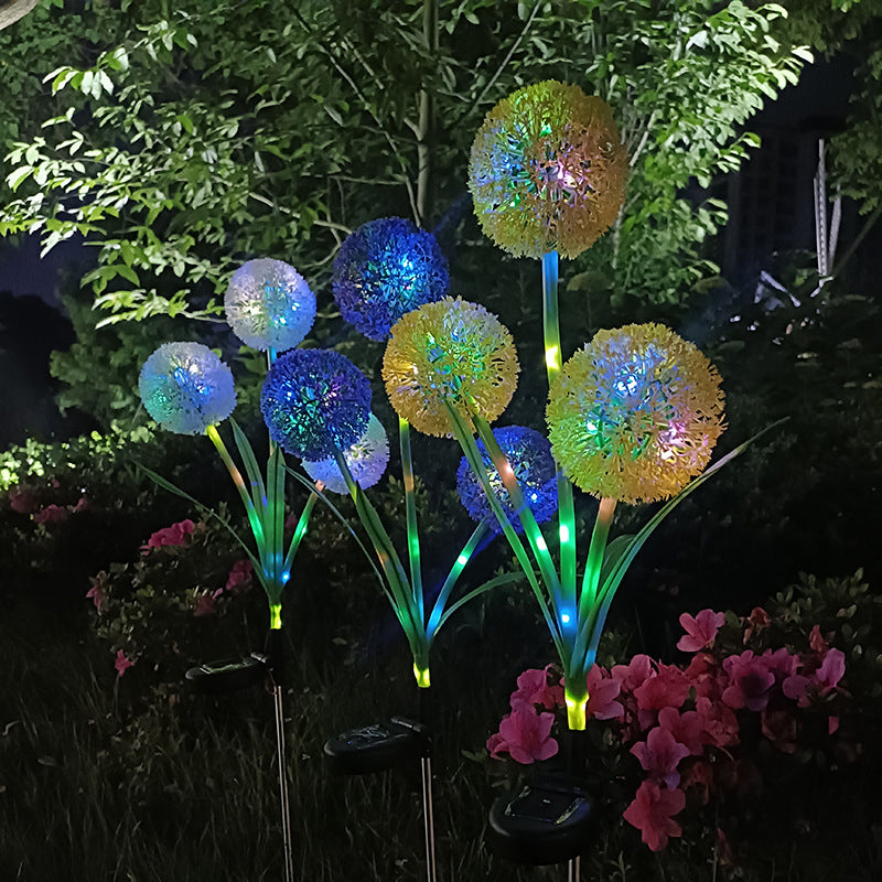 Solar-Powered 3-Head LED Lights