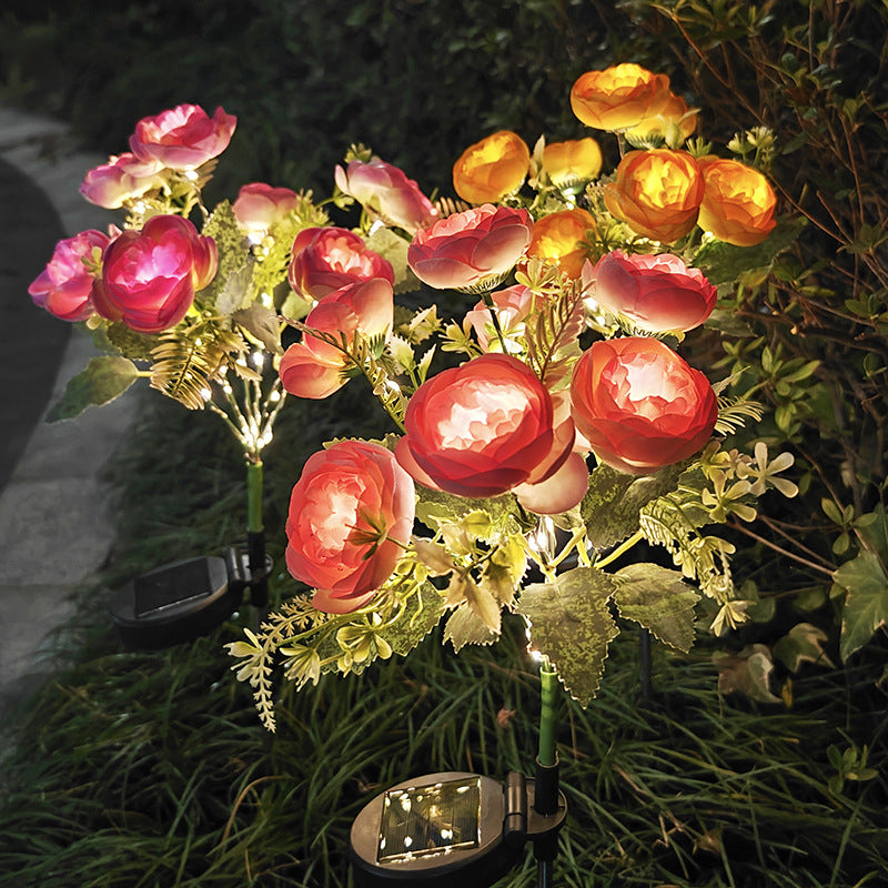 Solar-Powered Simulation LED Garden Light