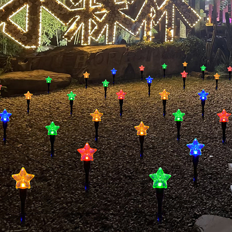Solar-Powered Outdoor Bubble Ball & Starry Decorative Lights