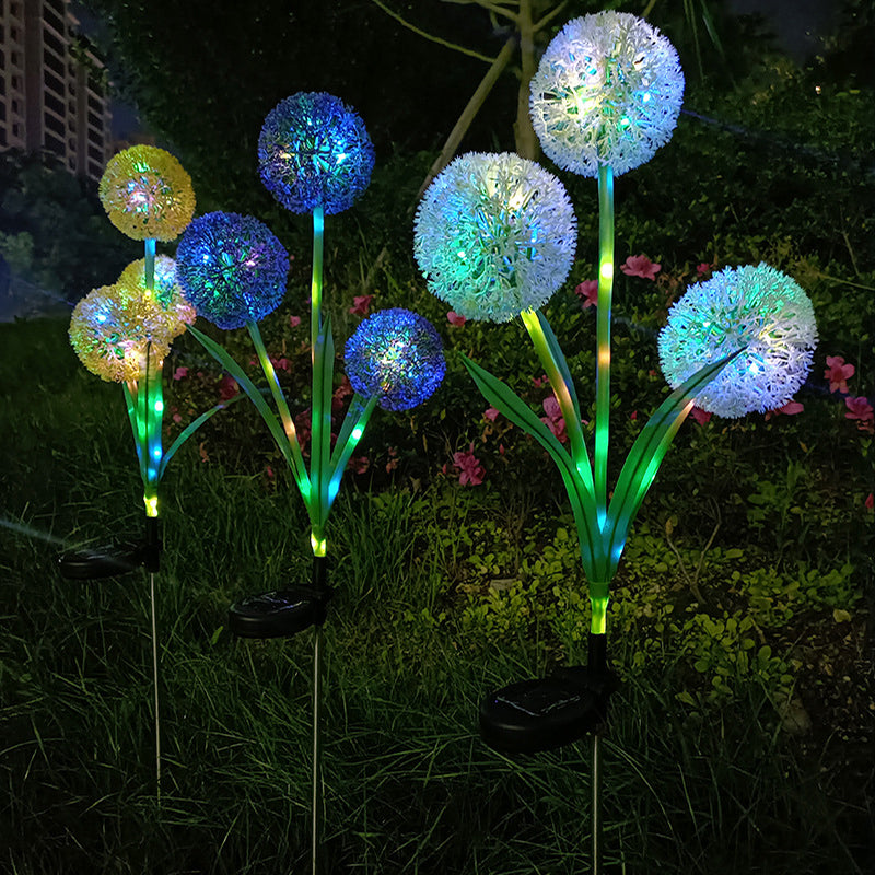 Solar-Powered 3-Head LED Lights