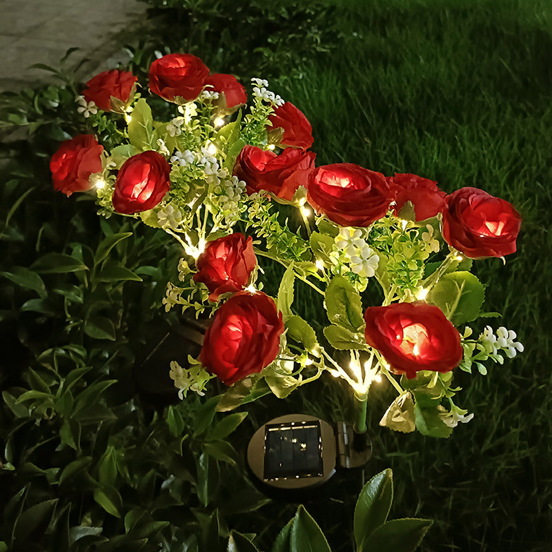 Solar-Powered LED Garden Lights