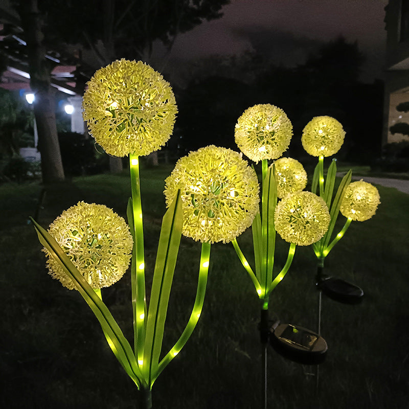 Solar-Powered 3-Head LED Lights