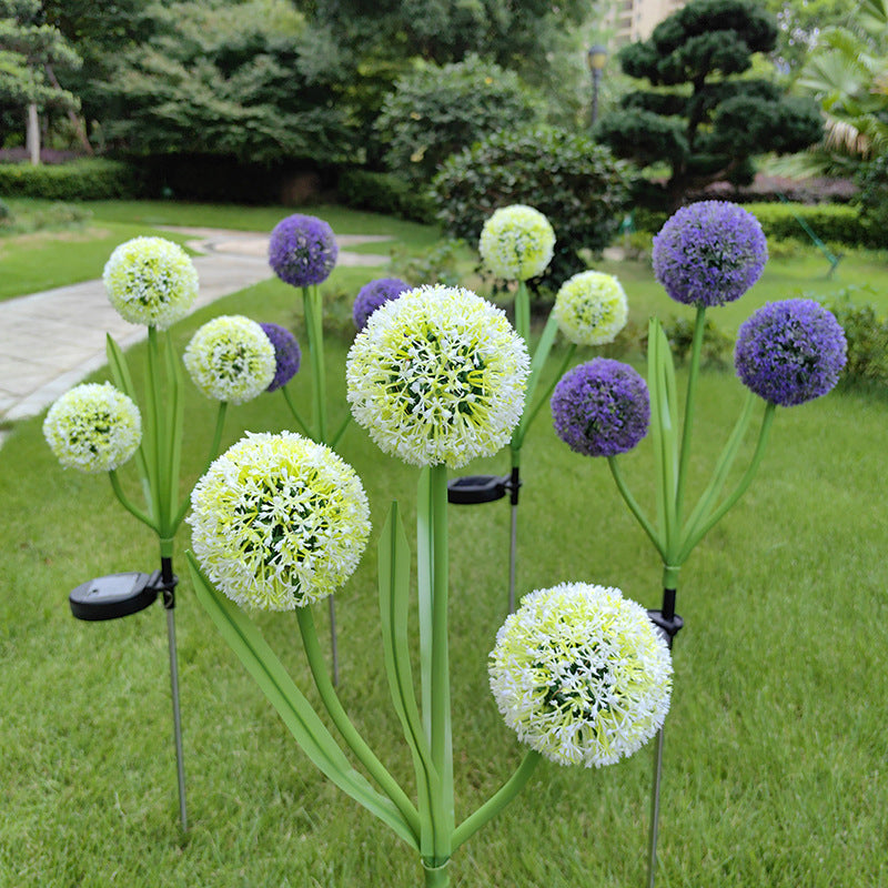 Solar-Powered 3-Head LED Lights