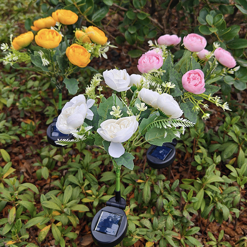 Solar-Powered Simulation LED Garden Light