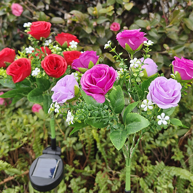 Solar-Powered LED Garden Lights