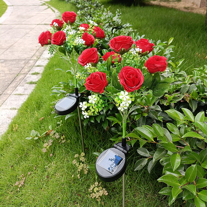 Solar-Powered LED Garden Lights