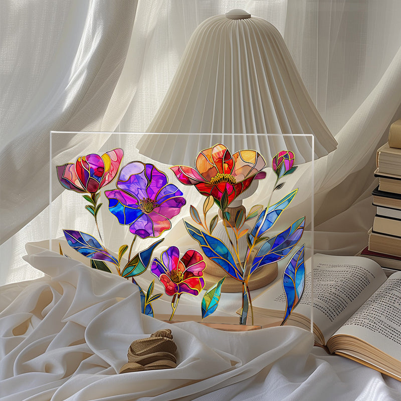 3D flower acrylic display stand