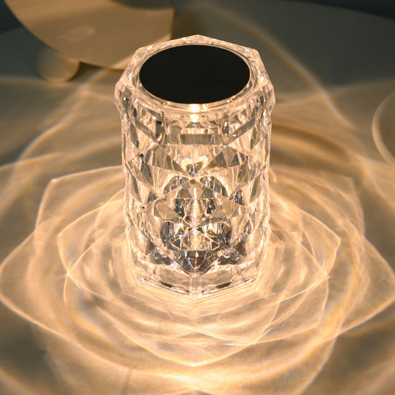 LED Rose Crystal Lamp