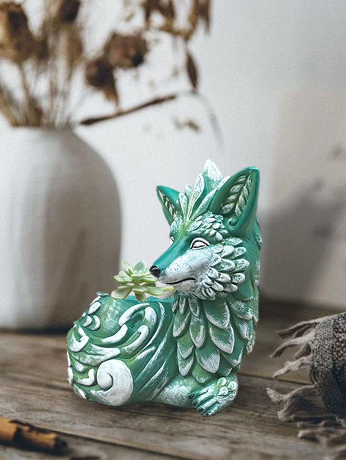 Charming Fox Planter Succulent Pot