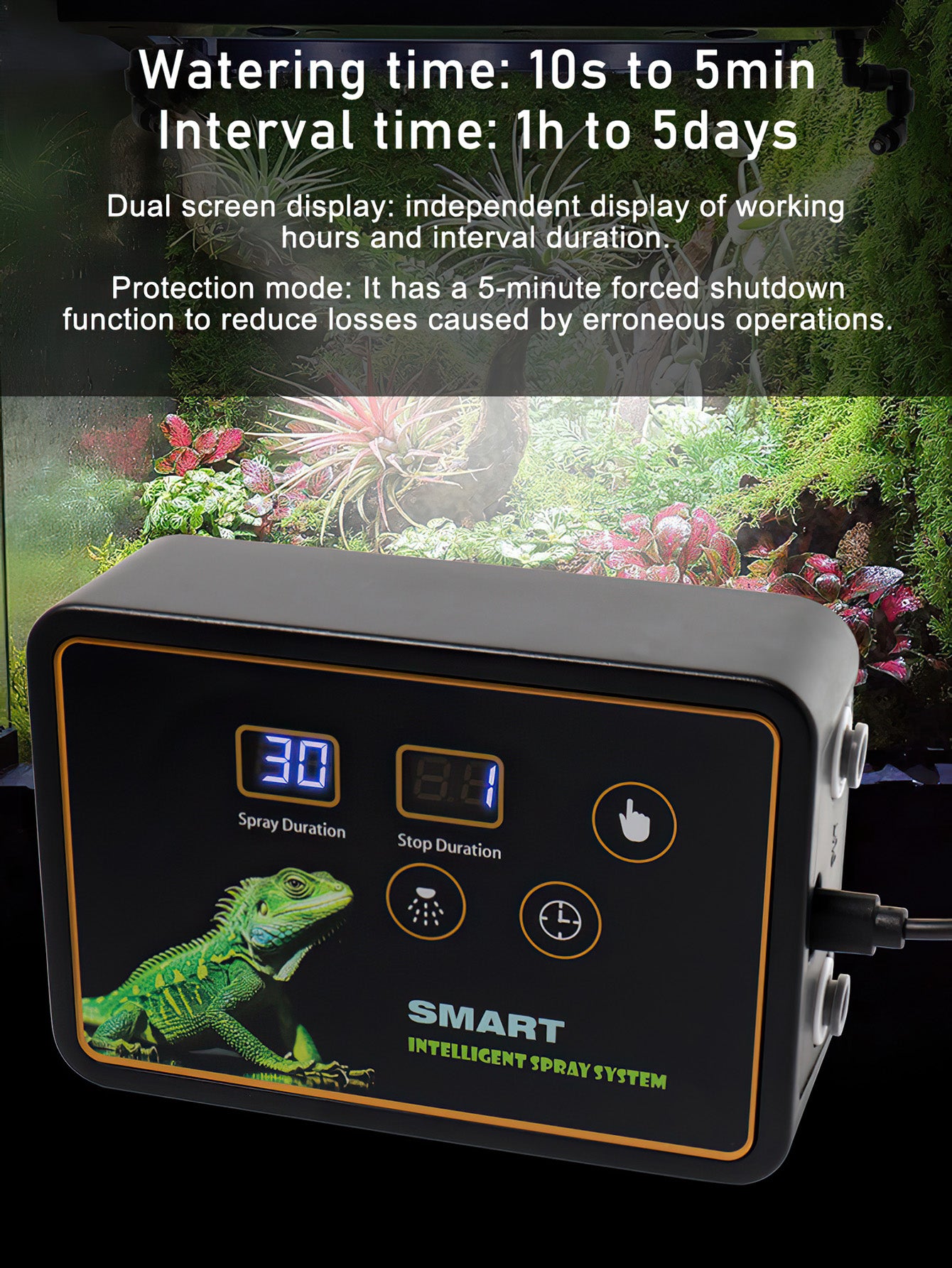 Rainforest Terrarium Automatic Mist System
