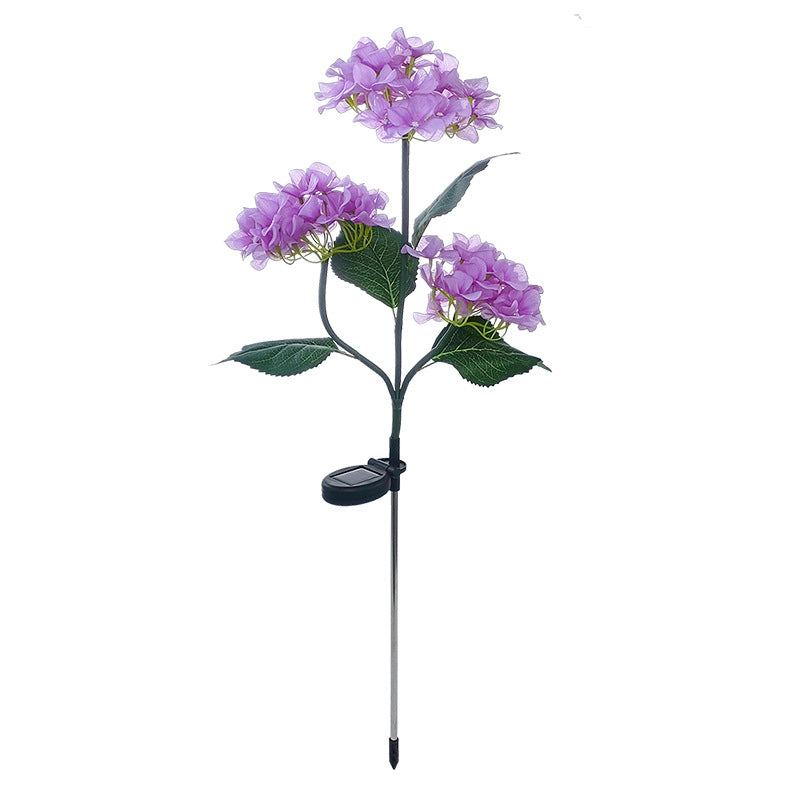 Solar Hydrangea Flower Lights