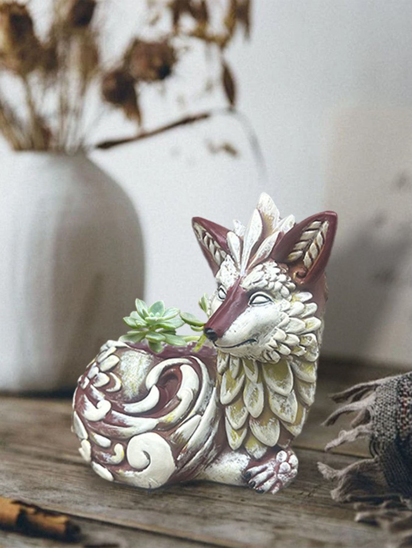 Charming Fox Planter Succulent Pot