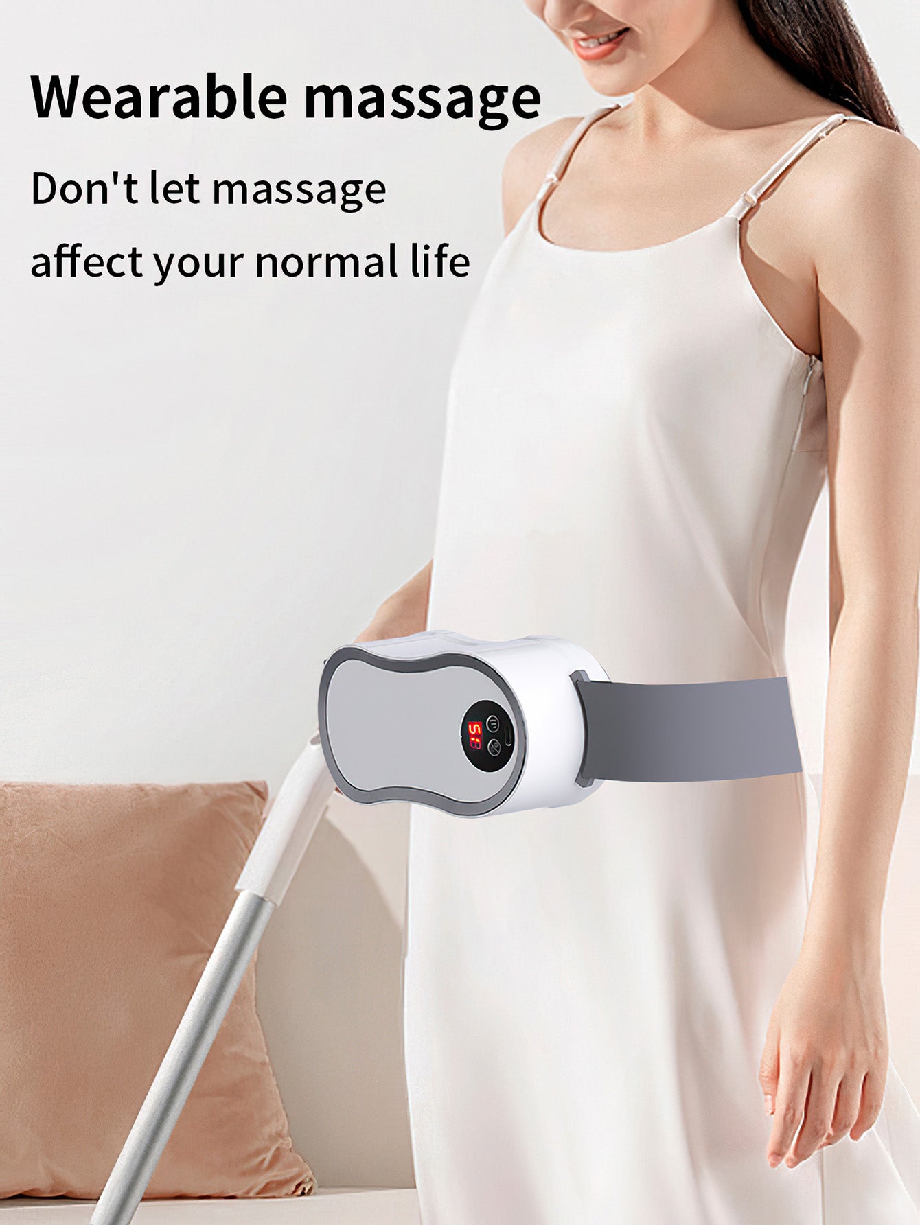 Waist & Abdominal Massager Belt – Smart Relief for Home & Office - 2 Colours