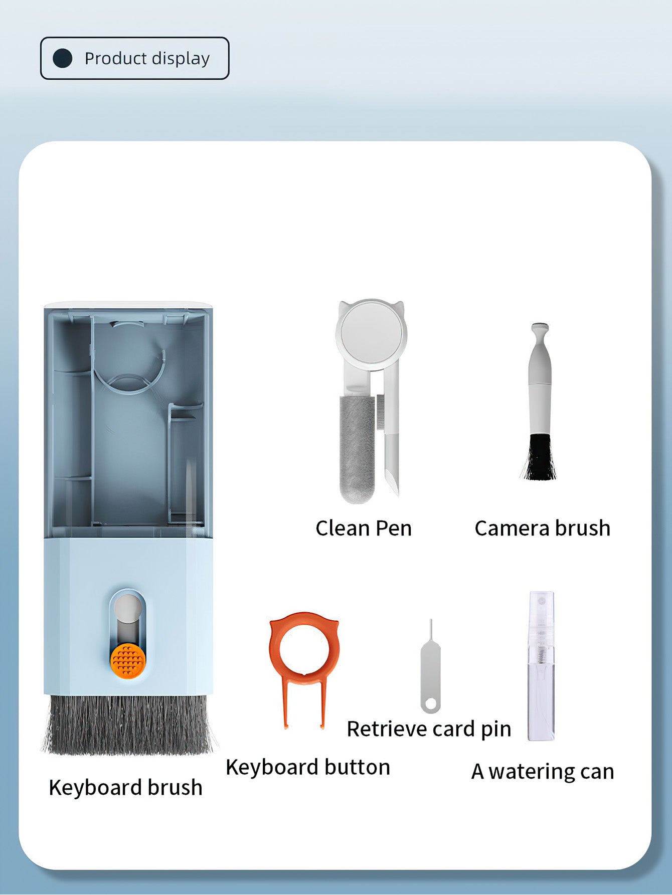 10-in-1 Multi-functional Cleaning Pen Set for Computers and Digital Devices