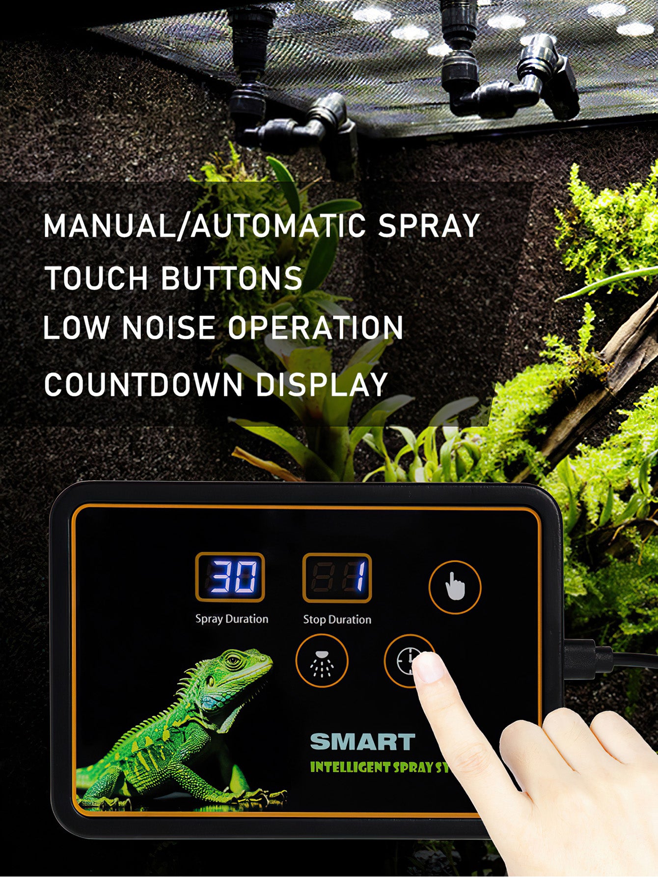 Rainforest Terrarium Automatic Mist System