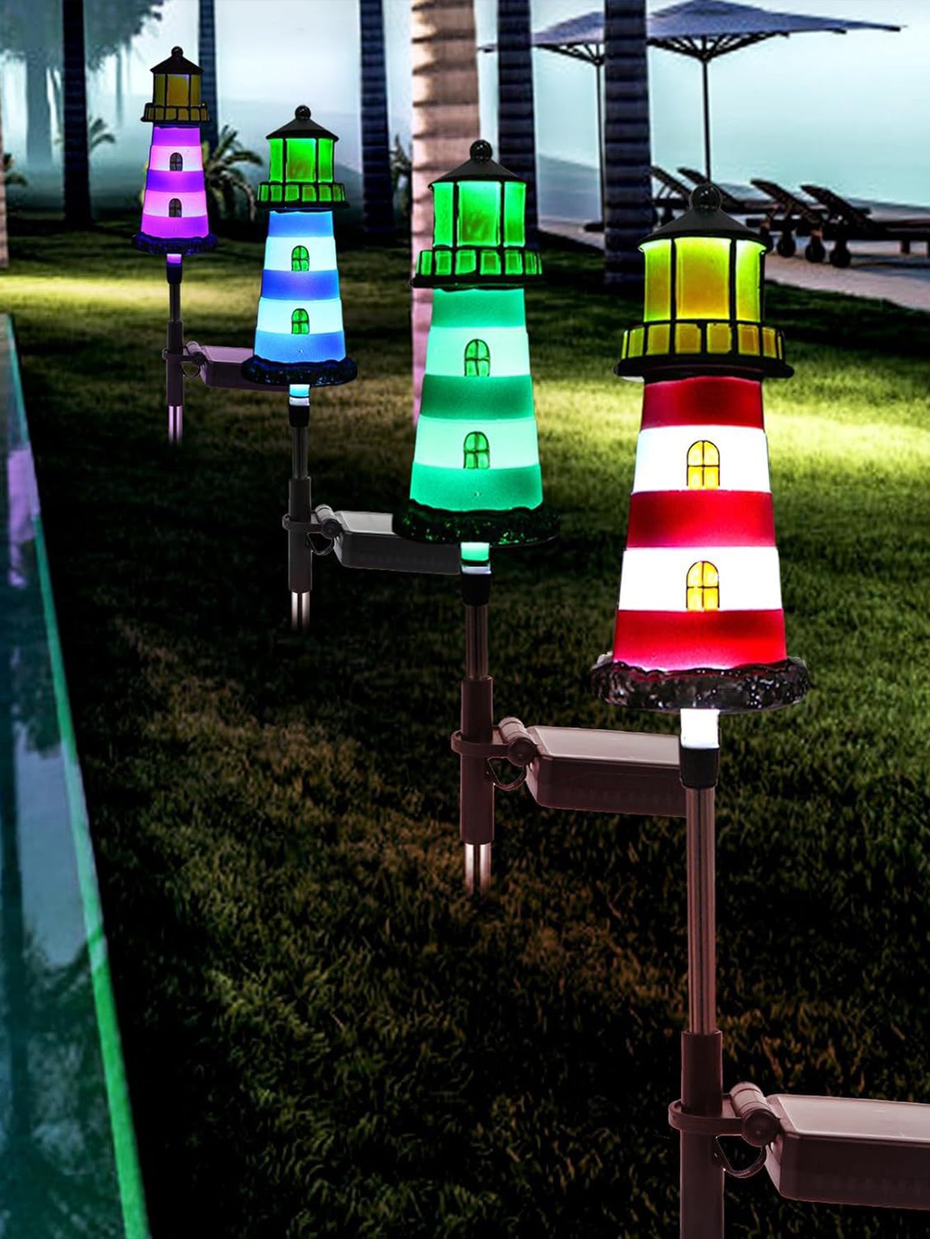 Solar Beacon LED Outdoor Decorative Light