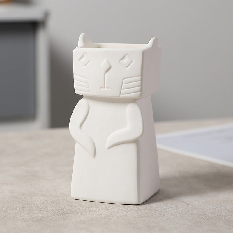 Simple European style ceramic vase ornaments