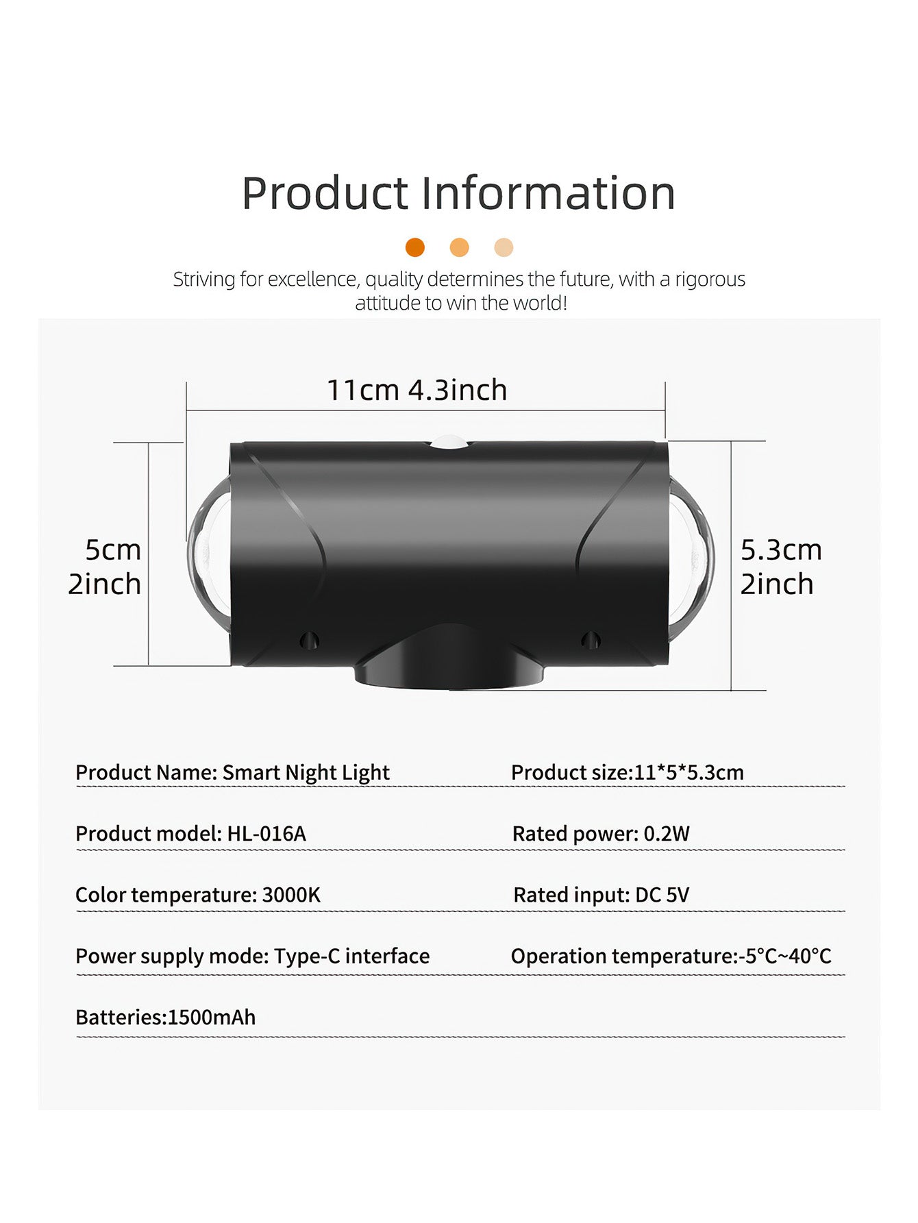 Smart Night Light : Your Ultimate Ambient Companion 4 Styles
