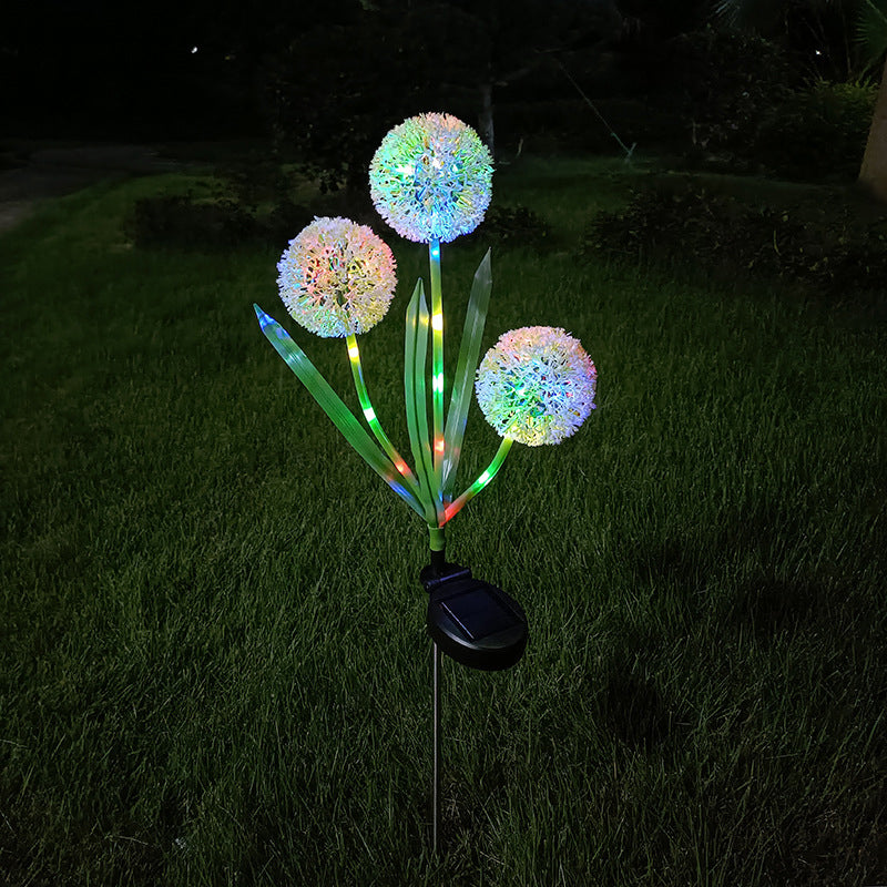 Solar-Powered 3-Head LED Lights