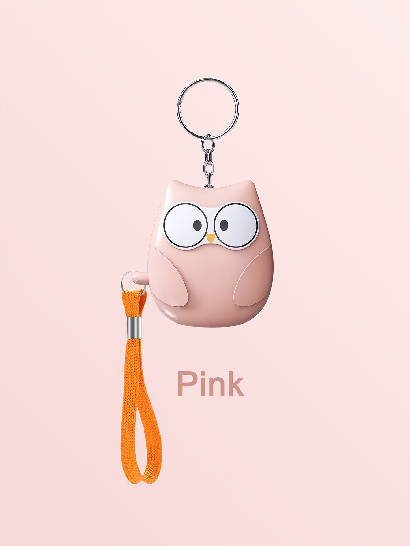 Personal alarm, ladies' anti robbery, outdoor children's and students' portable self-defense keychain - six colors