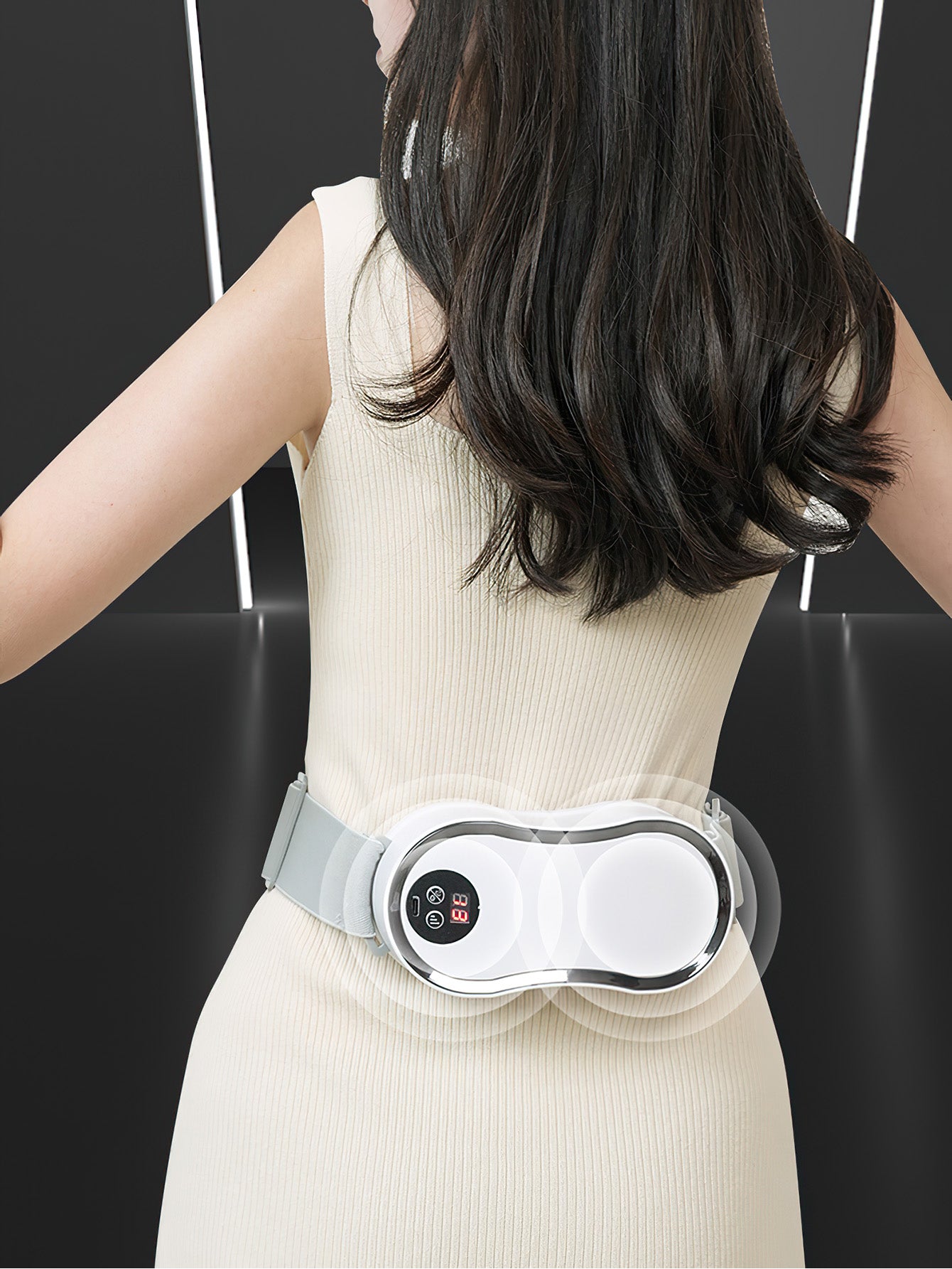 Waist & Abdominal Massager Belt – Smart Relief for Home & Office - 2 Colours