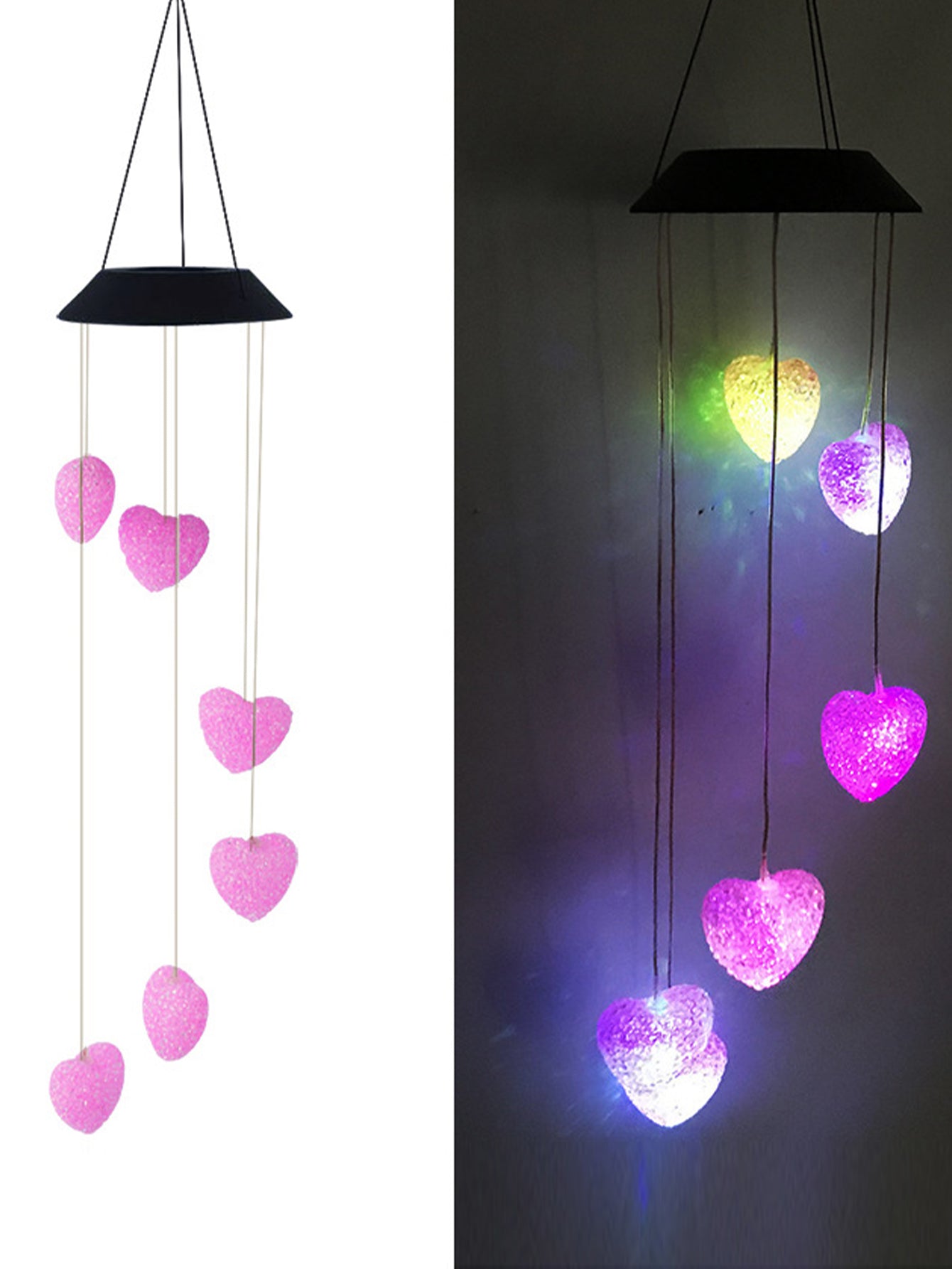 Waterproof Solar Butterfly/Hummingbird Wind Chime Light