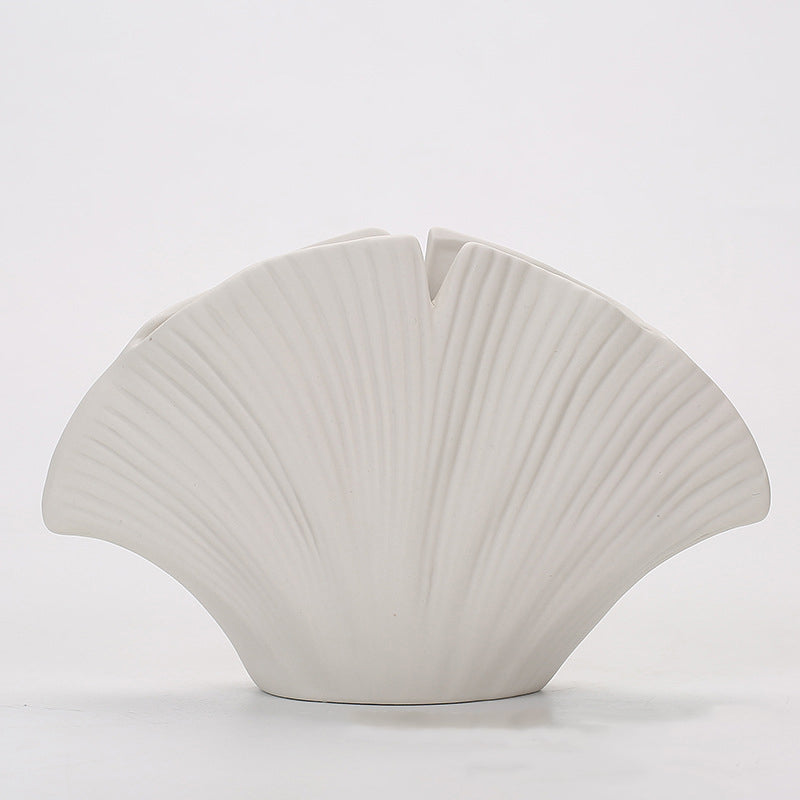 Modern simple handmade ceramic vase series