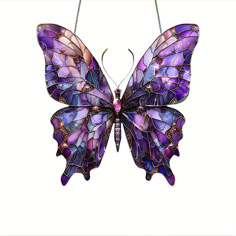 Acrylic 2D flat pendant ornament sun catcher