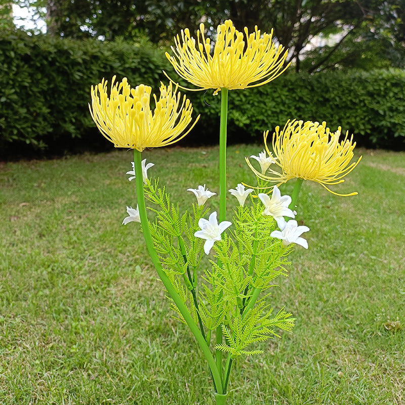 Solar-Powered Spider Lily Garden Light