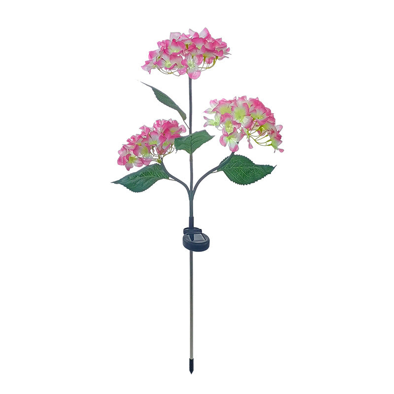 Solar Hydrangea Flower Lights