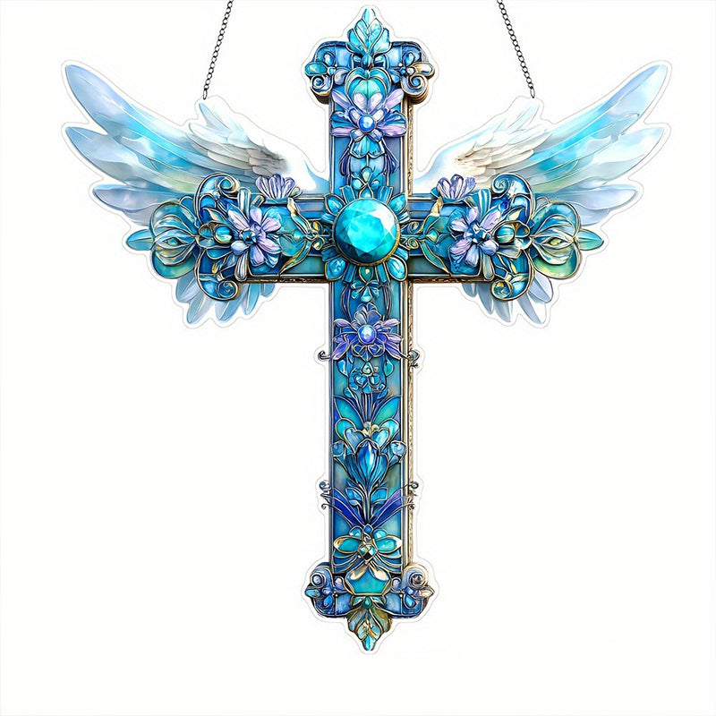 Acrylic 2D flat pendant ornament sun catcher