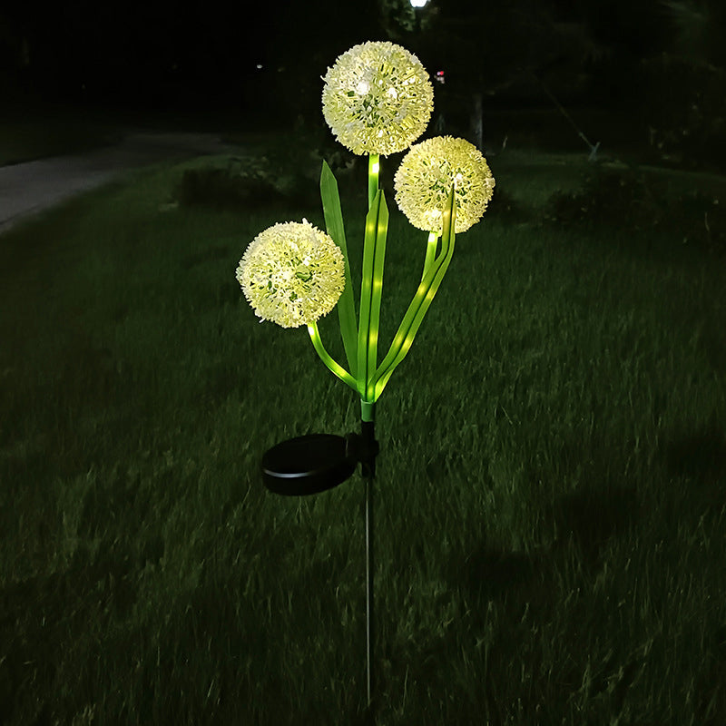 Solar-Powered 3-Head LED Lights