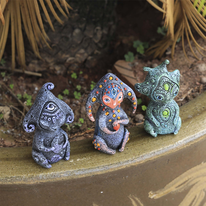 Resin crafts garden funny decorations pastoral statues