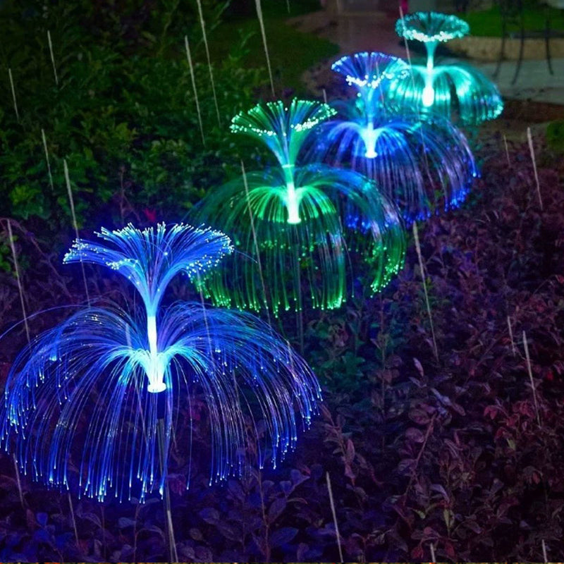 Solar Double Layer Jellyfish Light