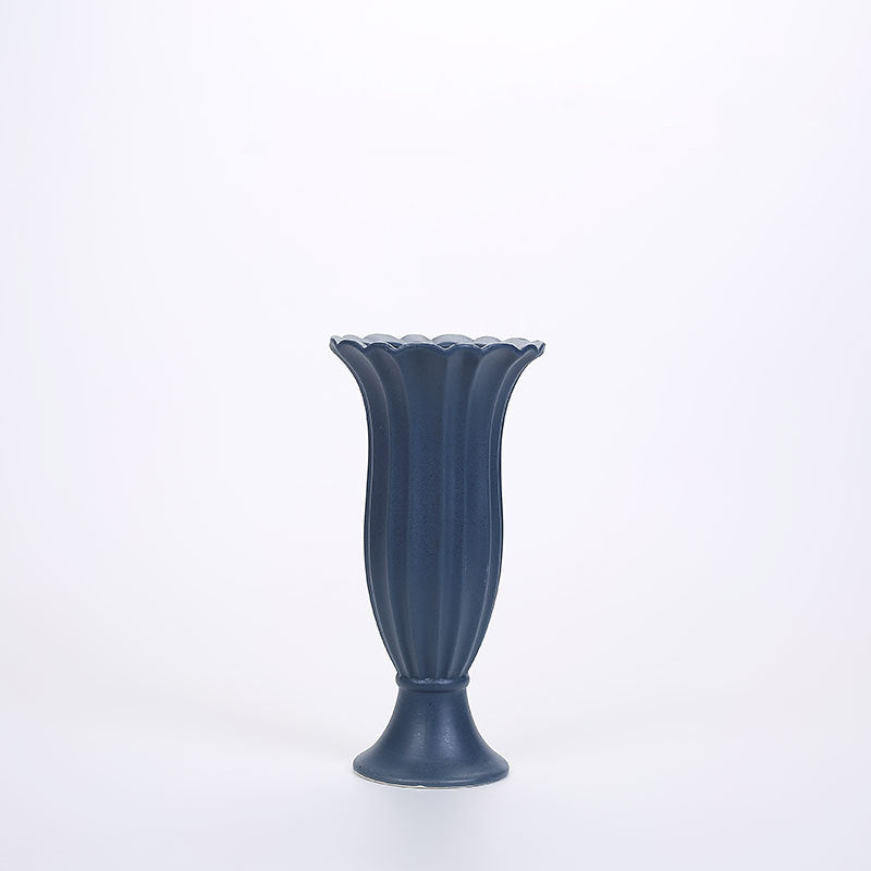 Roman column ceramic vase