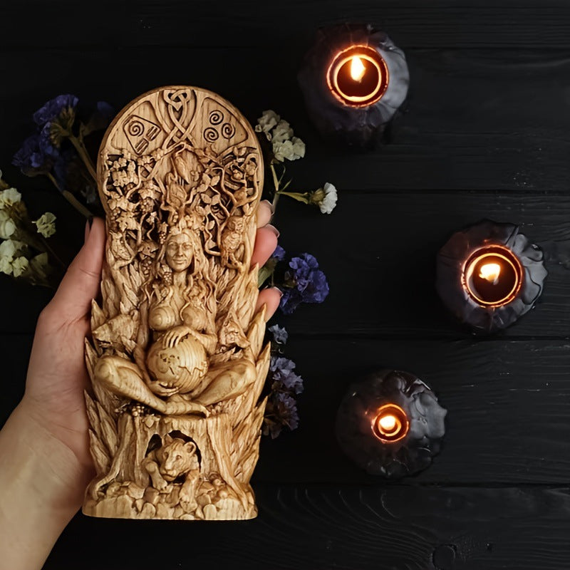 Statue of the goddess Gaia
