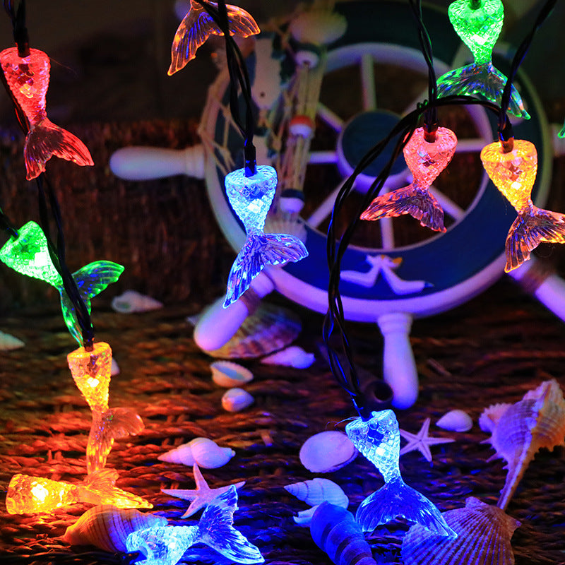 Mermaid LED Solar Fairy Lights