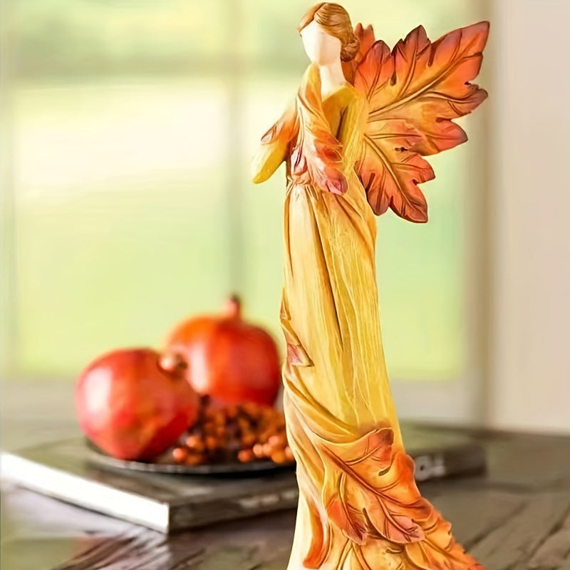 Autumn Angel Resin Ornament