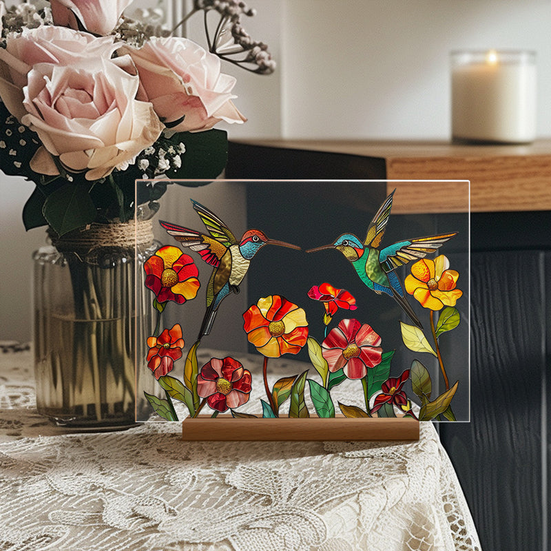 3D flower acrylic display stand