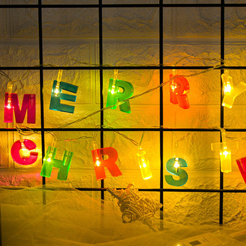 Christmas LED Alphabet Light String
