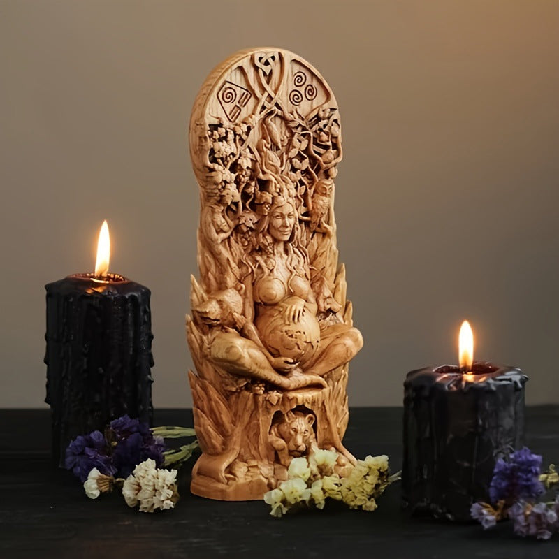 Statue of the goddess Gaia