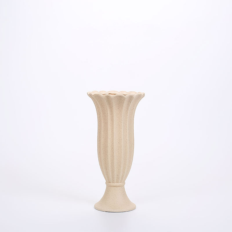 Roman column ceramic vase