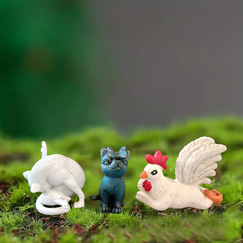 Miniature Landscape Decoration Resin Angel Statue Series
