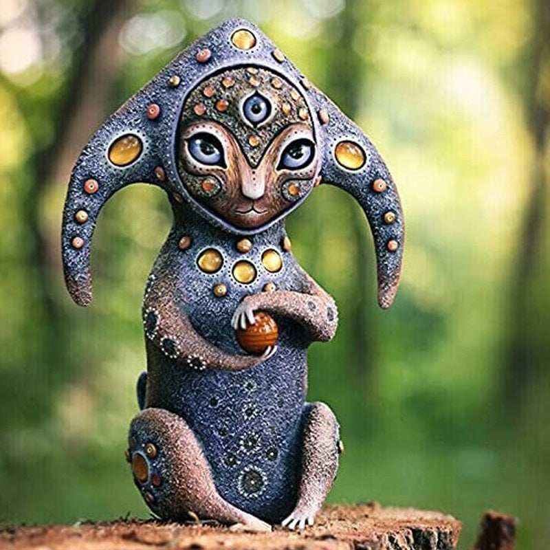 Resin crafts garden funny decorations pastoral statues